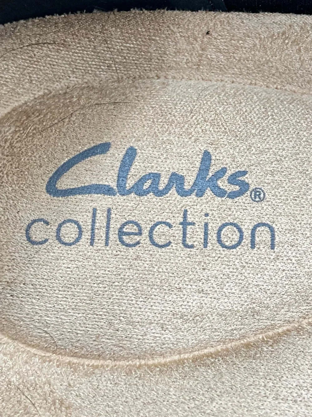 Clarks Collection Sneakers Size 11W Black w/ White Soles and Laces Zip Side